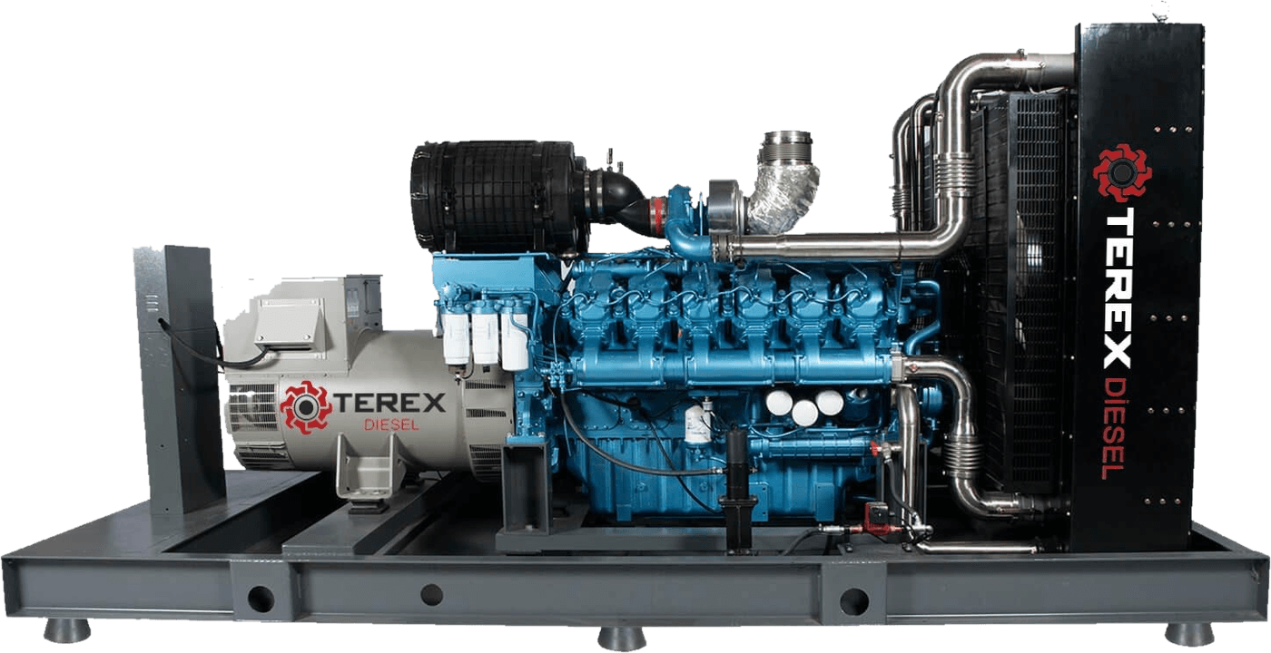 Terex Diesel açık tip dizel jeneratör