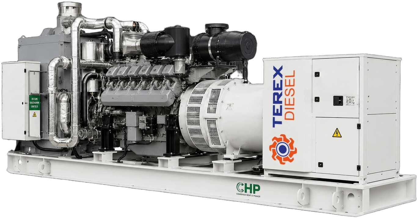 Terex Diesel kojenerasyon (CHP) ünitesi