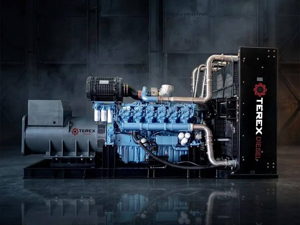 Gerador a diesel aberto Terex Diesel